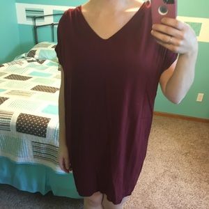 Maroon dress